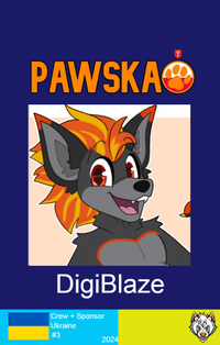 DigiBlaze Pawska Badge FIN N3-1