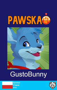 GustoBunny Pawska Badge FIN N14-1